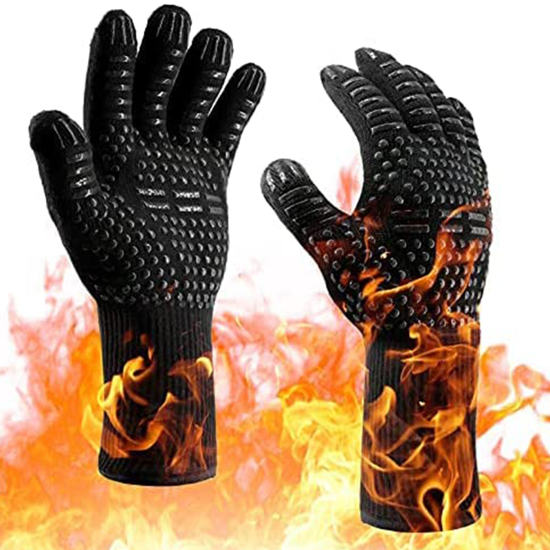 Heat Resistant Glove - 1 Par de Guantes de Horno,