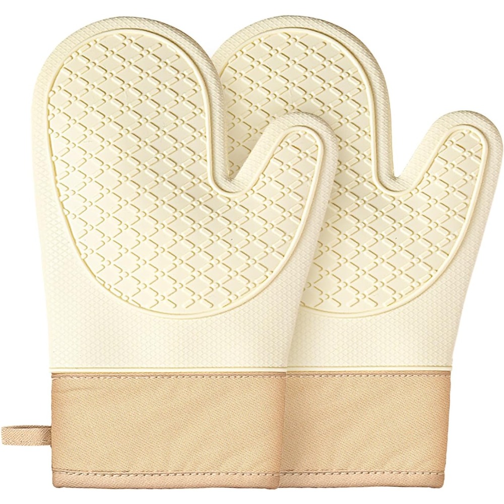 Oven Mitt Silicone - Juego de 2 guantes de silicona