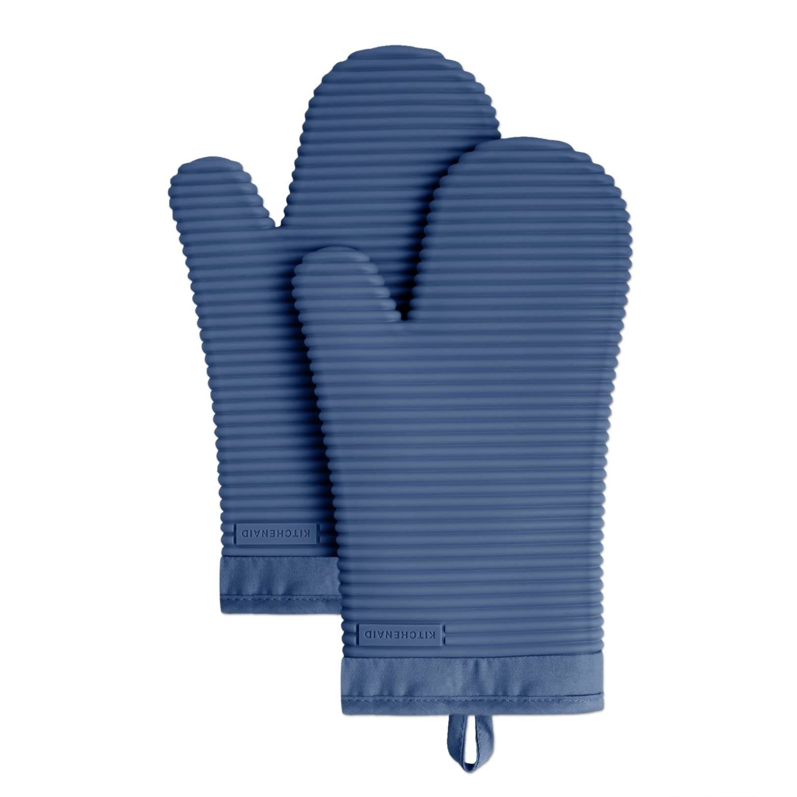 Oven Mitt Silicone - Juego de manopla de silicona suave