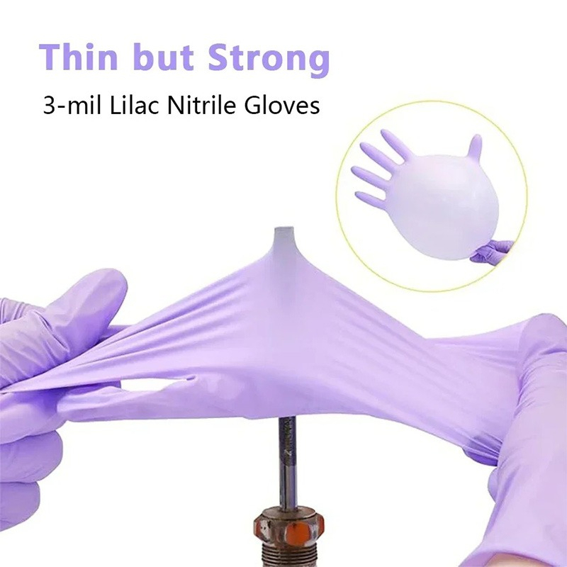Guantes de Nitrilo Morados Des - Exam Glove Nitrile reseña y precio