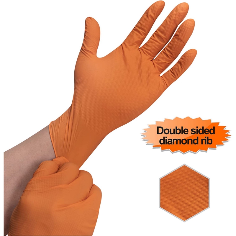 Guantes de nitrilo de 8mil gru - Nitrile Mechanic Glove reseña y precio