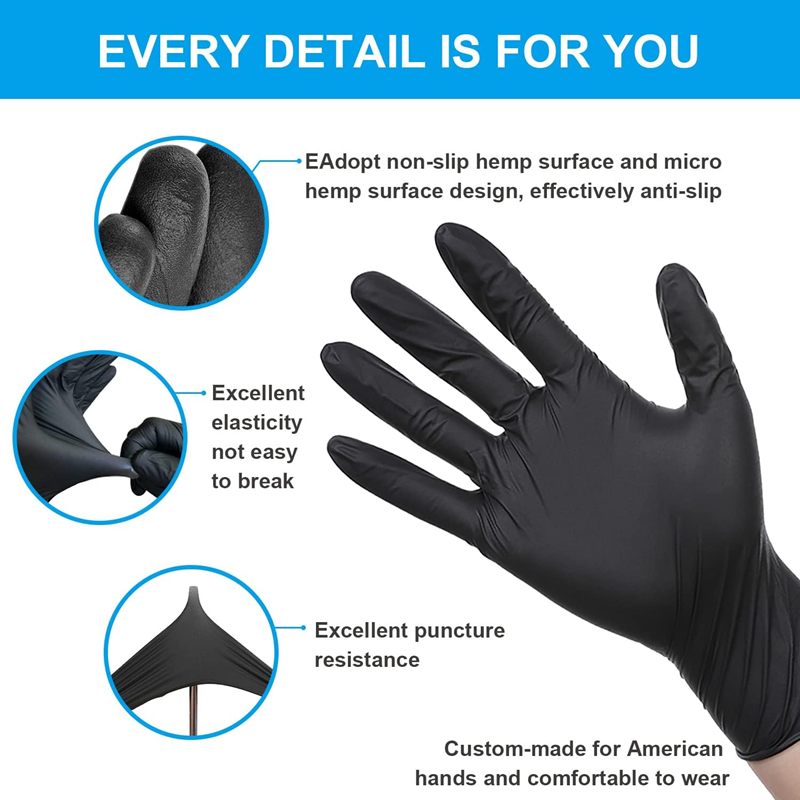 Guantes desechables de nitrilo - Latex Disposable Glove reseña y precio