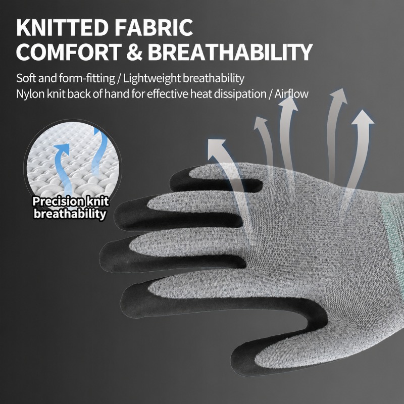 Guantes de Trabajo Recubiertos - Nitrile Mechanic Glove reseña y precio